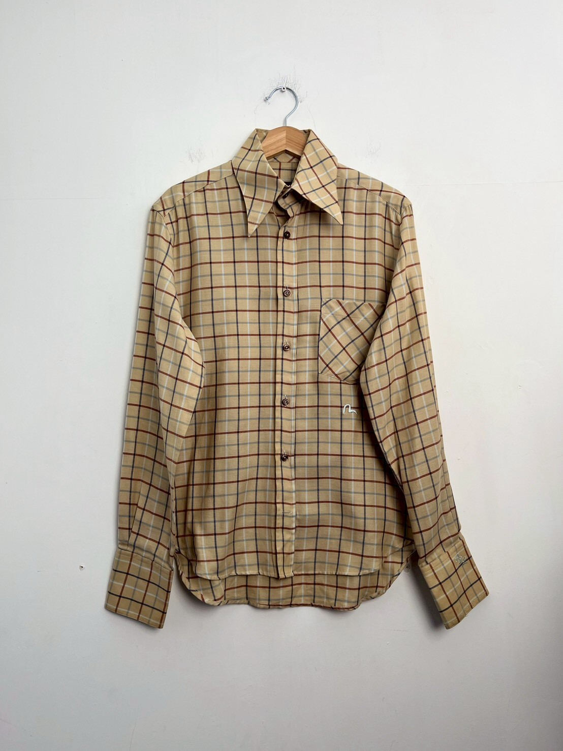 EVISU DELUXE LONG SLEEVE FORMAL SHIRT SIZE M