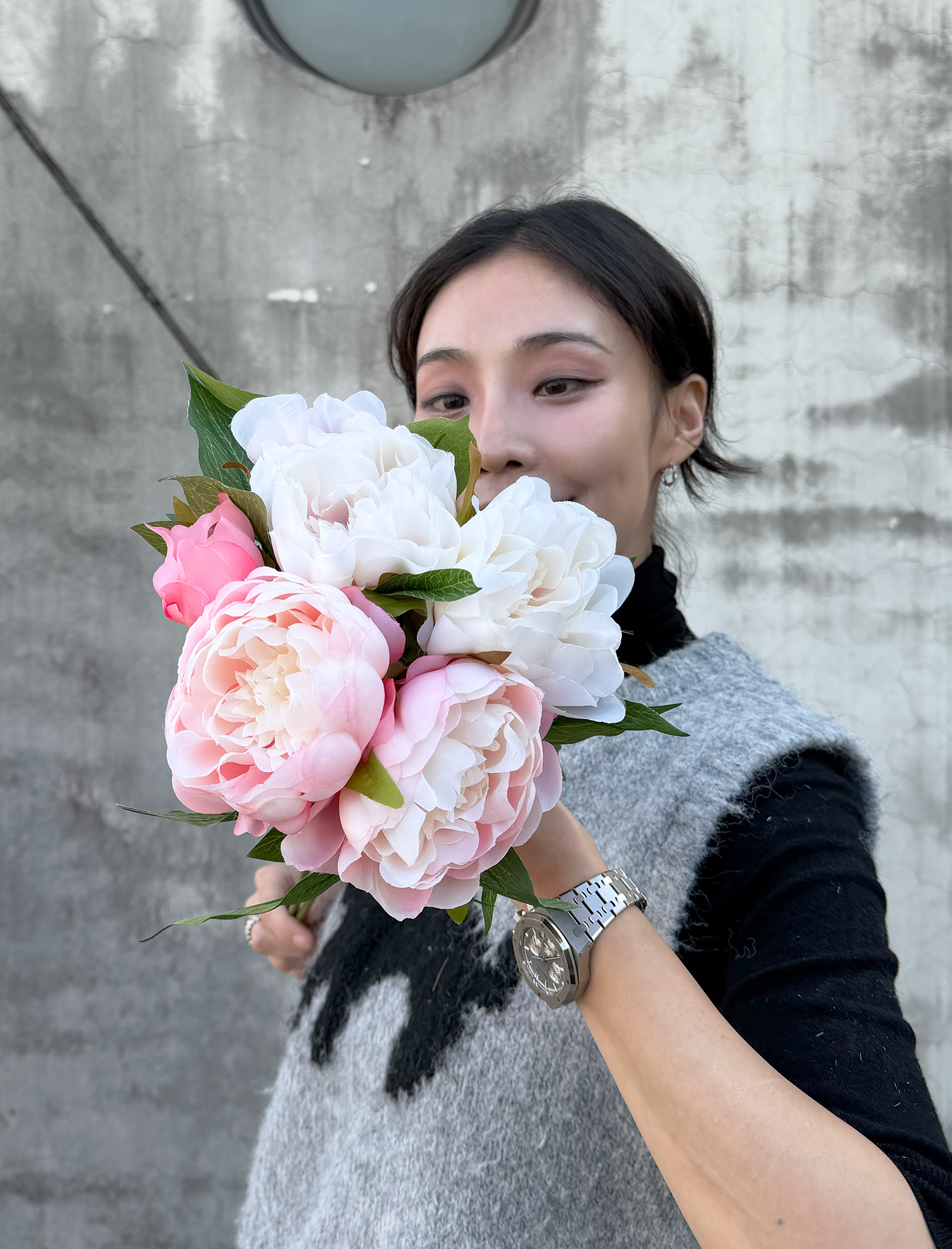 擬真牡丹（三色）