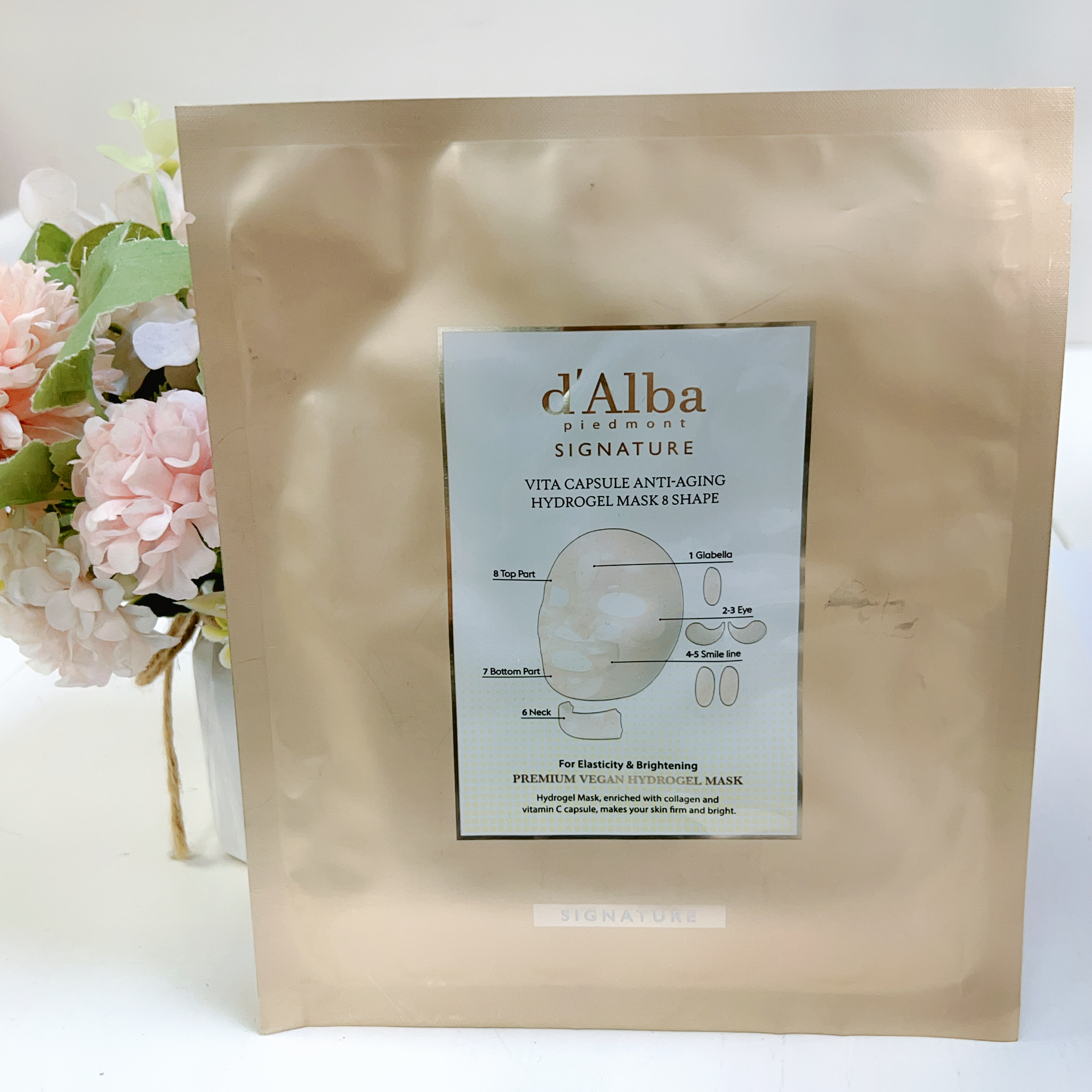 d'Alba Signature Vita 膠囊水凝膠面膜 x3（共3件）