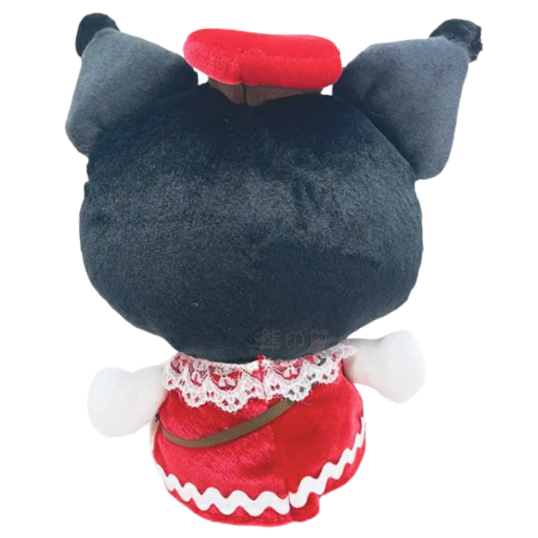 Kuromi款 送愛心信件系列 毛公仔擺件 [平行進口]