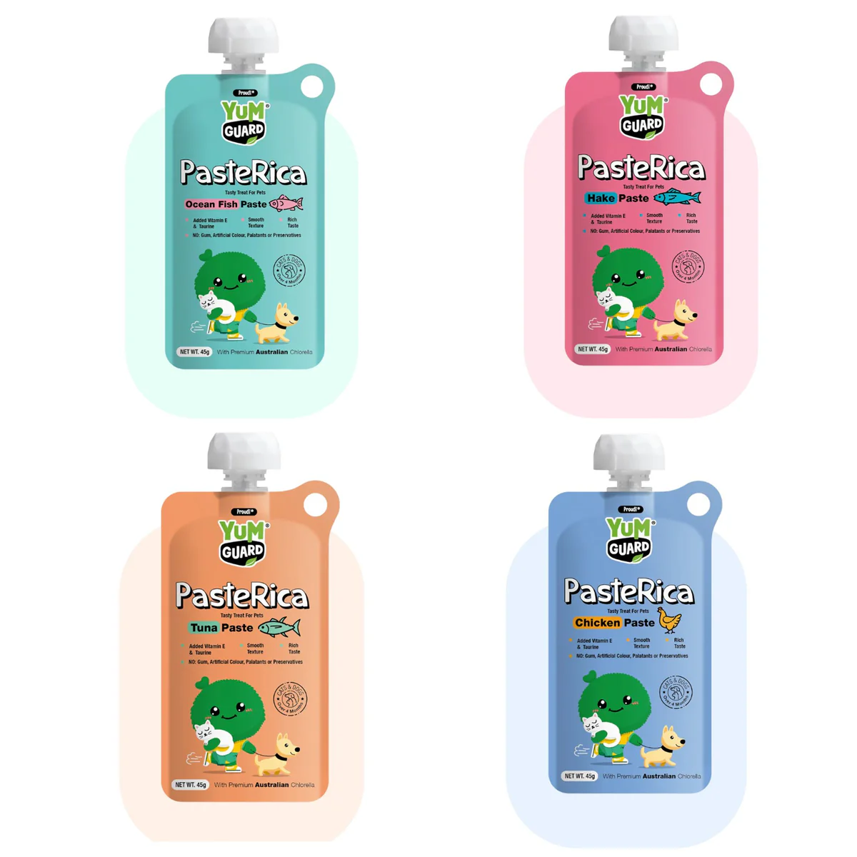 YumGuard 營加 貓犬零食肉醬包 45g
