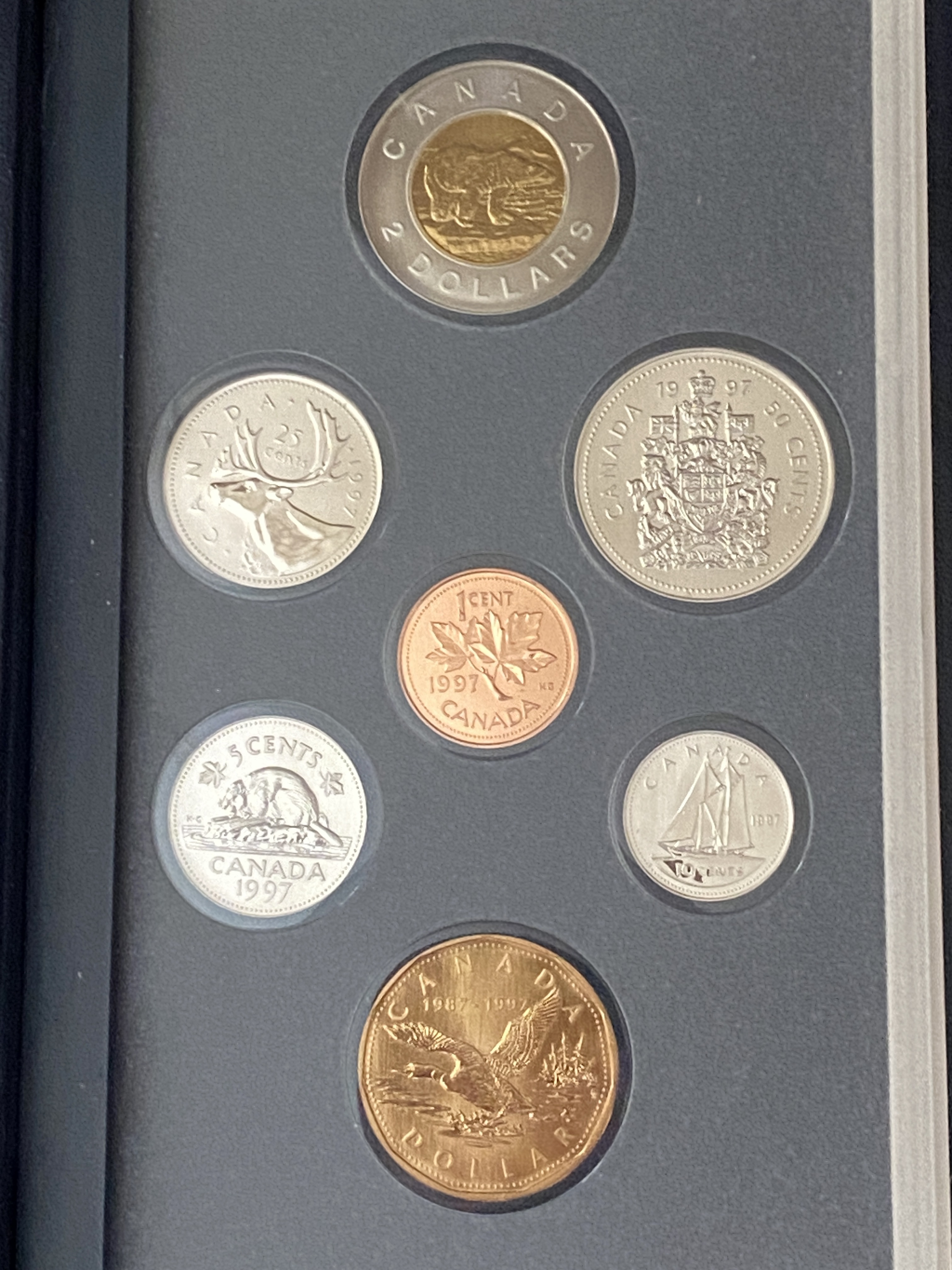 1997年加拿大皇家精鑄套幣