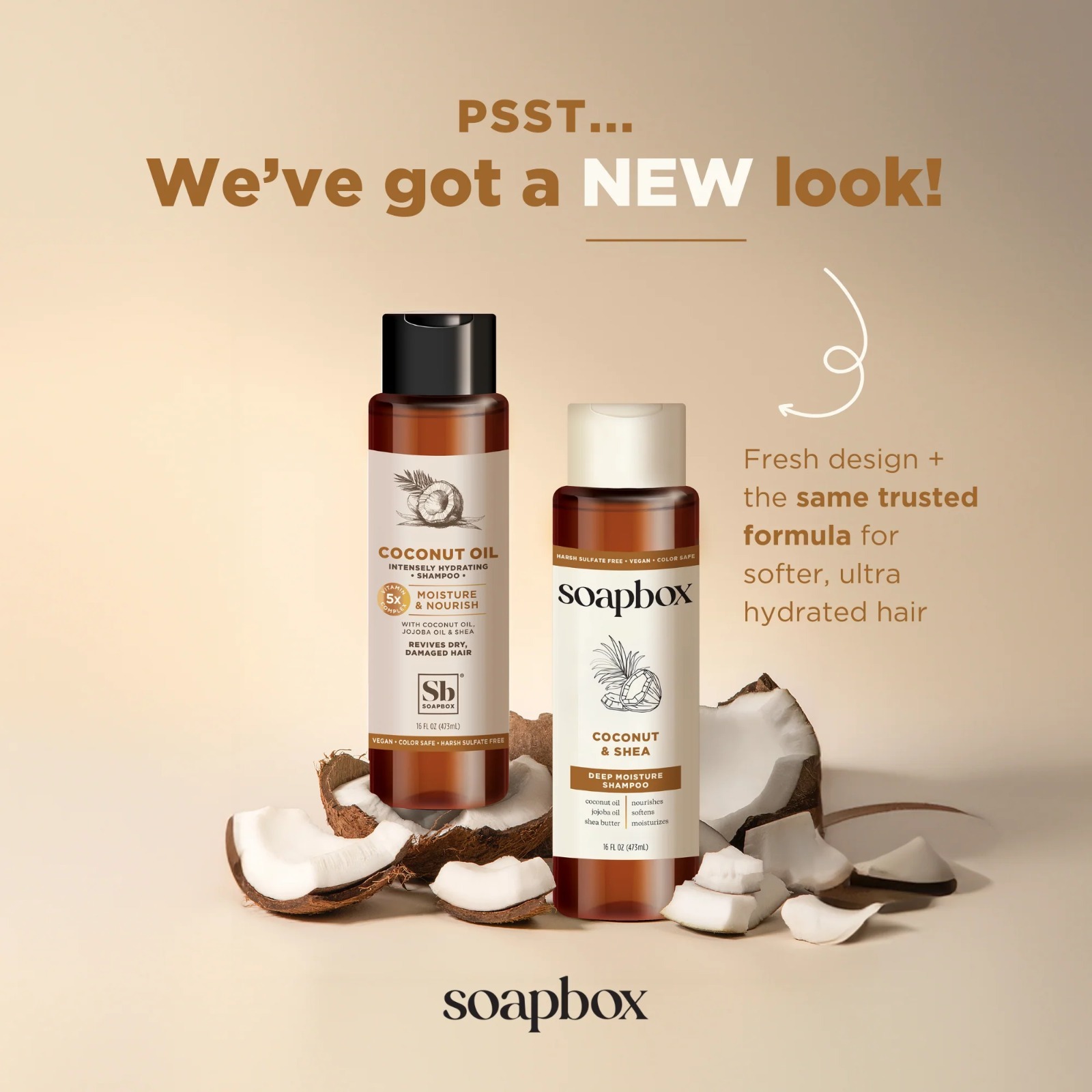 Soapbox Coconut & Shea Deep Moisture Shampoo