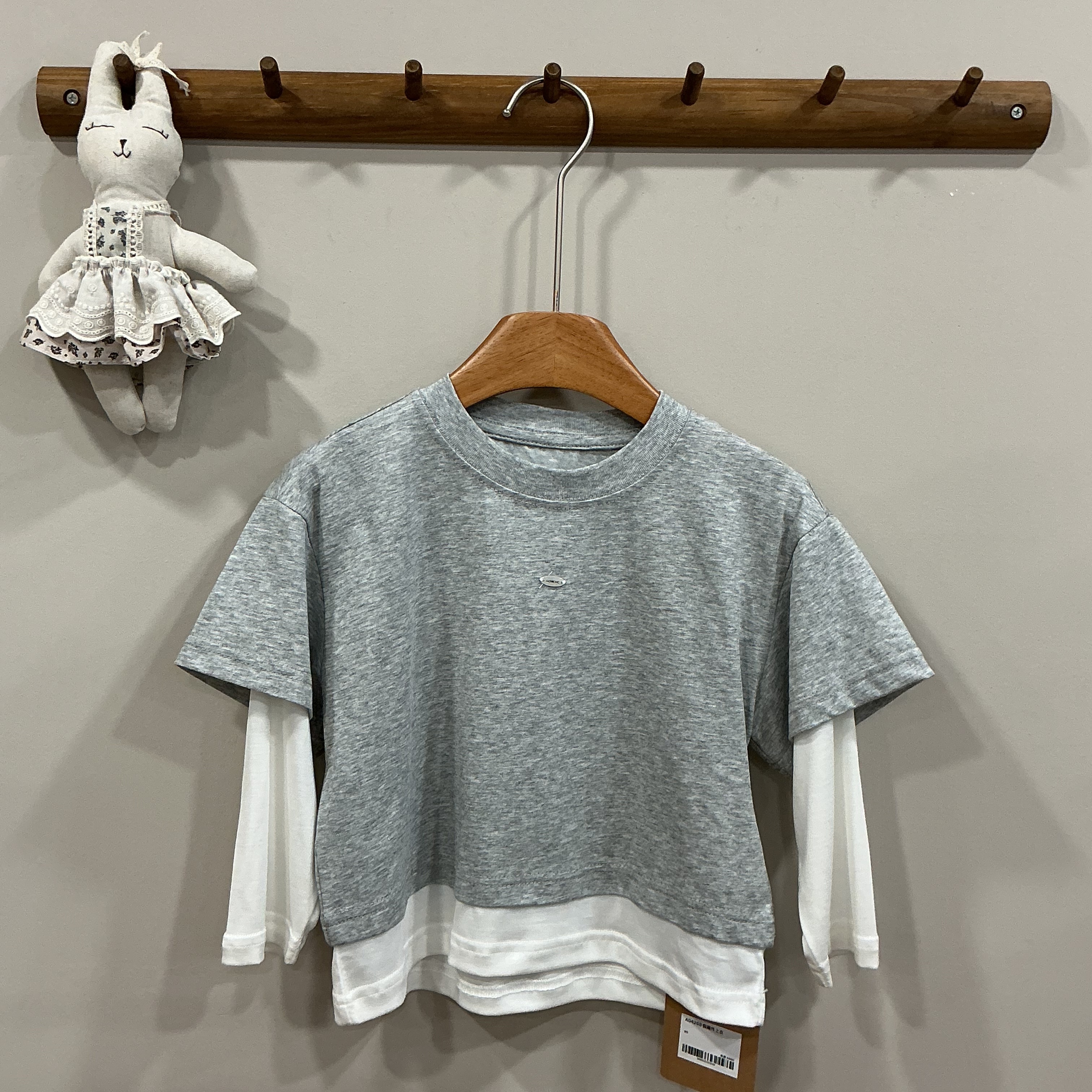 A04268假兩件上衣