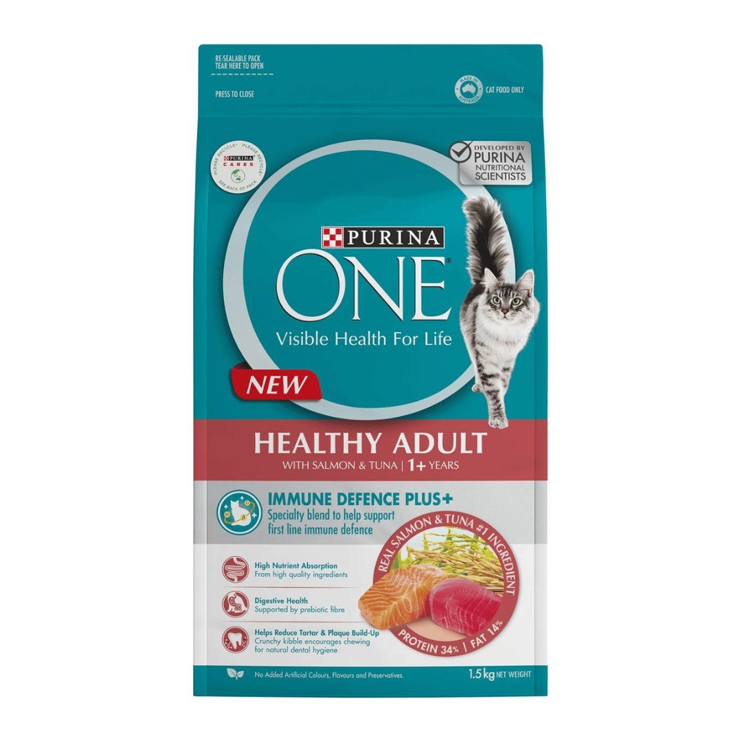 Purina ONE 成貓糧．三文魚+吞拿魚1.5kg