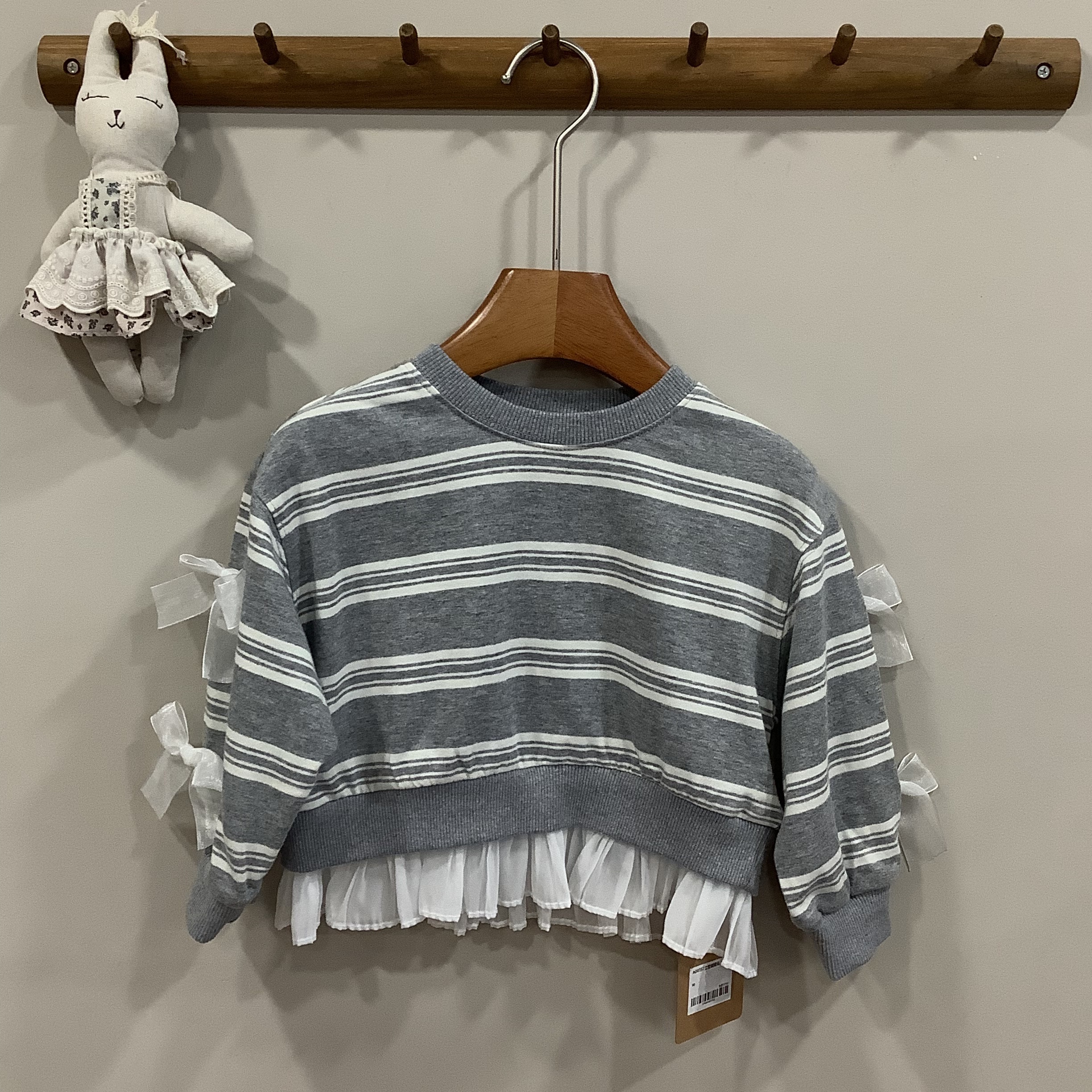 A04157立體蝴蝶結上衣