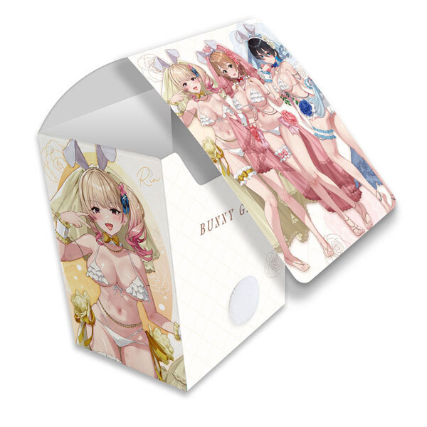 魂卡盒 兔兔秘密花園 描き下ろしデッキケース(バニーウエディング水着)