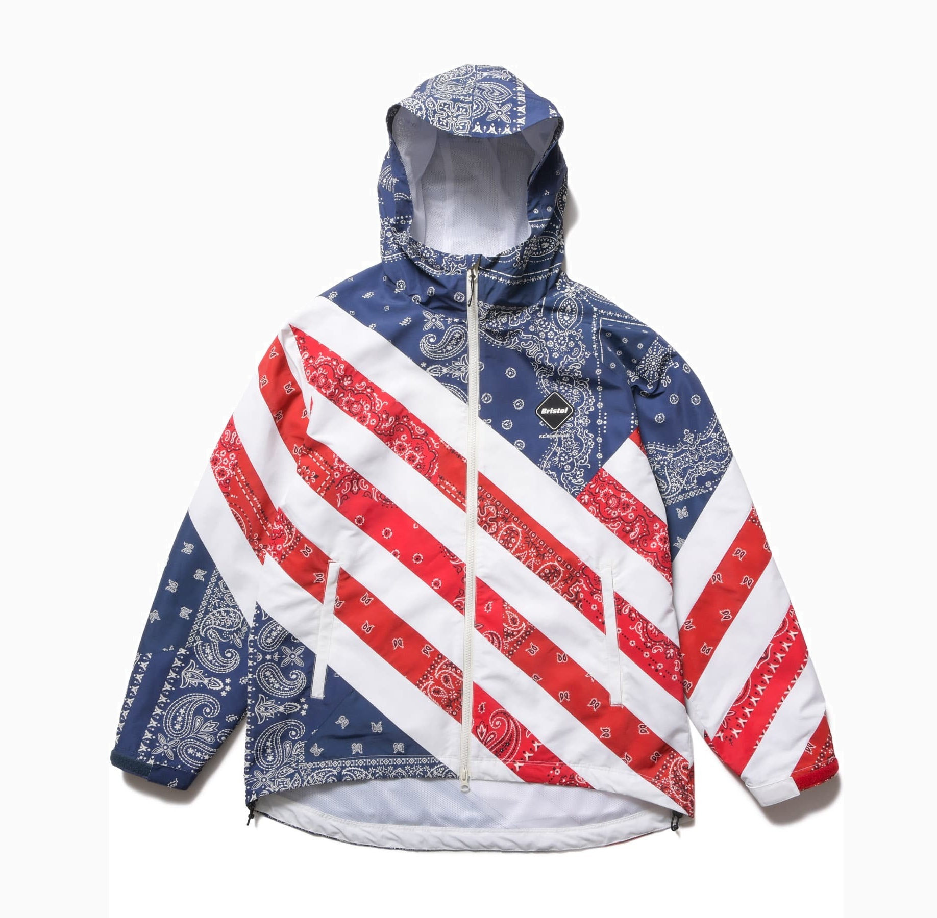 SOPH FCRB 2026 PATCHWORK STRIPE PRACTICE JACKET - TRICOLOR PRE ORDER ITEM (預訂中)