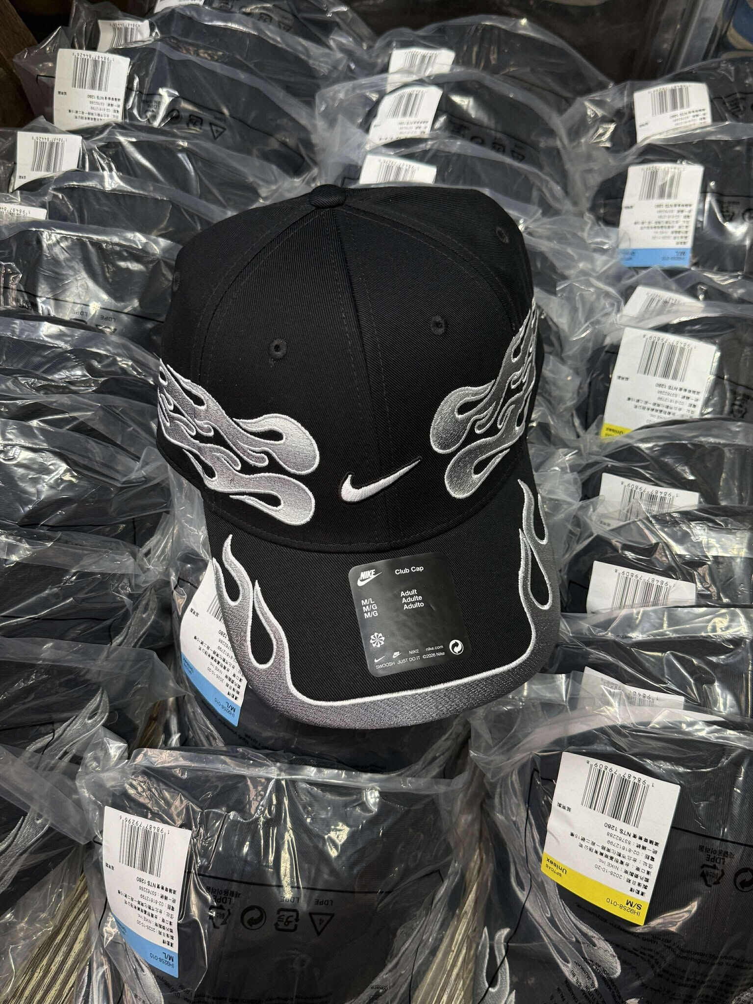 Nike Club OG Flame 火焰老帽 硬頂帽 IH9258-010