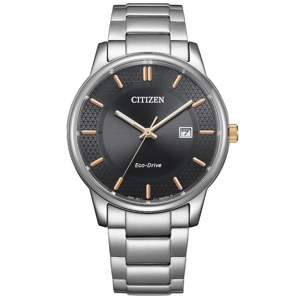 預購款【CITIZEN 星辰】簡約時尚 情侶對錶 光動能 經典三針 手錶 BM6977-70E EW2317-76E