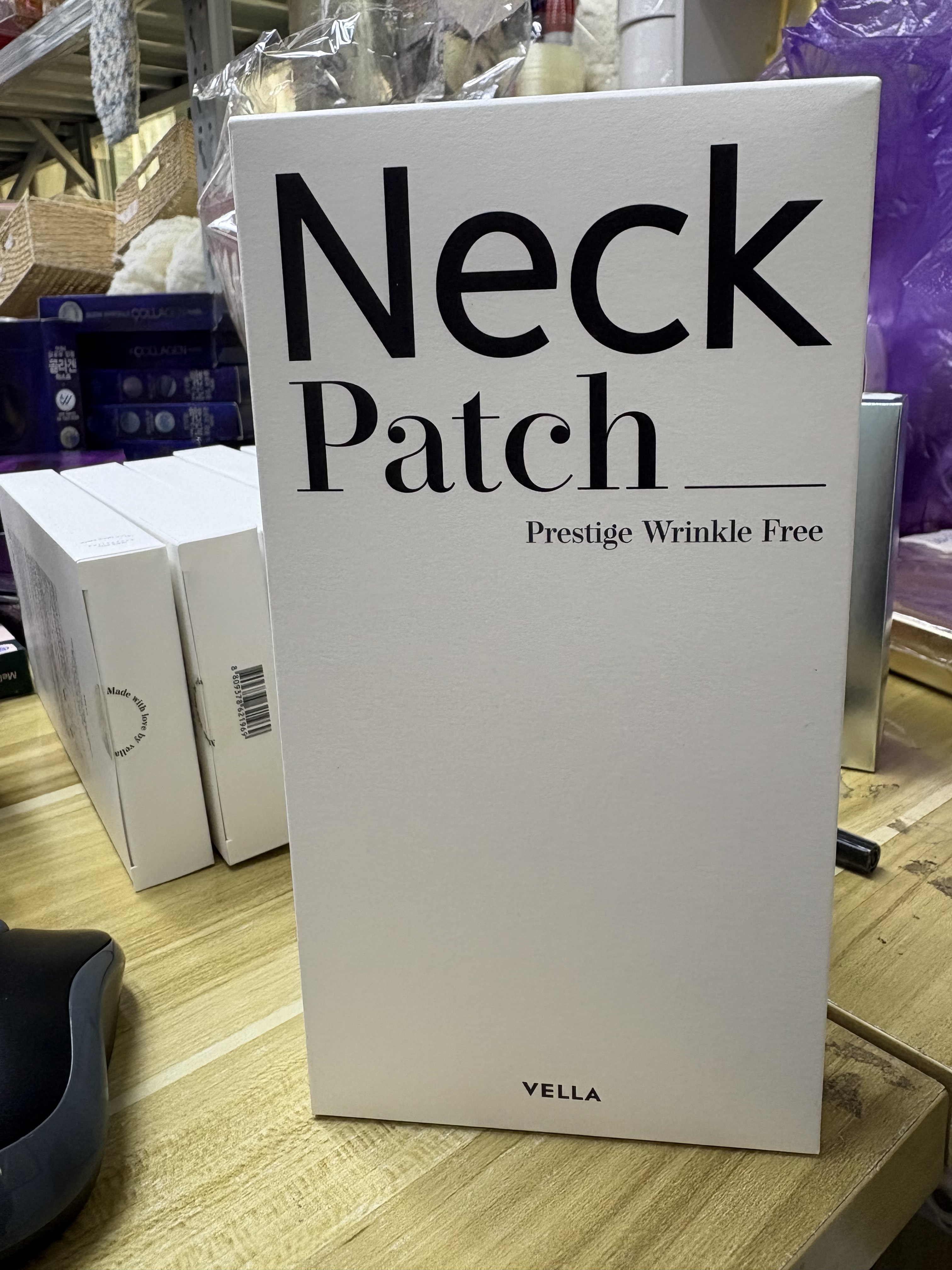 VE02 韓國VELLA 深層撫紋熨斗頸膜 (1盒5片) $89 EXP:14-01-2027