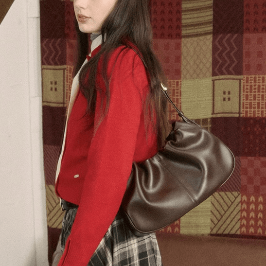 LEMEME｜牛皮 Sac Plisse [2 colors]