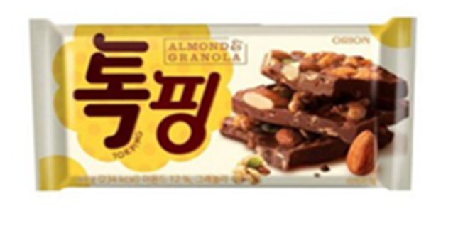 VL079 Orion 勁多果仁脆脆 Topping 朱古力 43g EXP: 2027.01.07