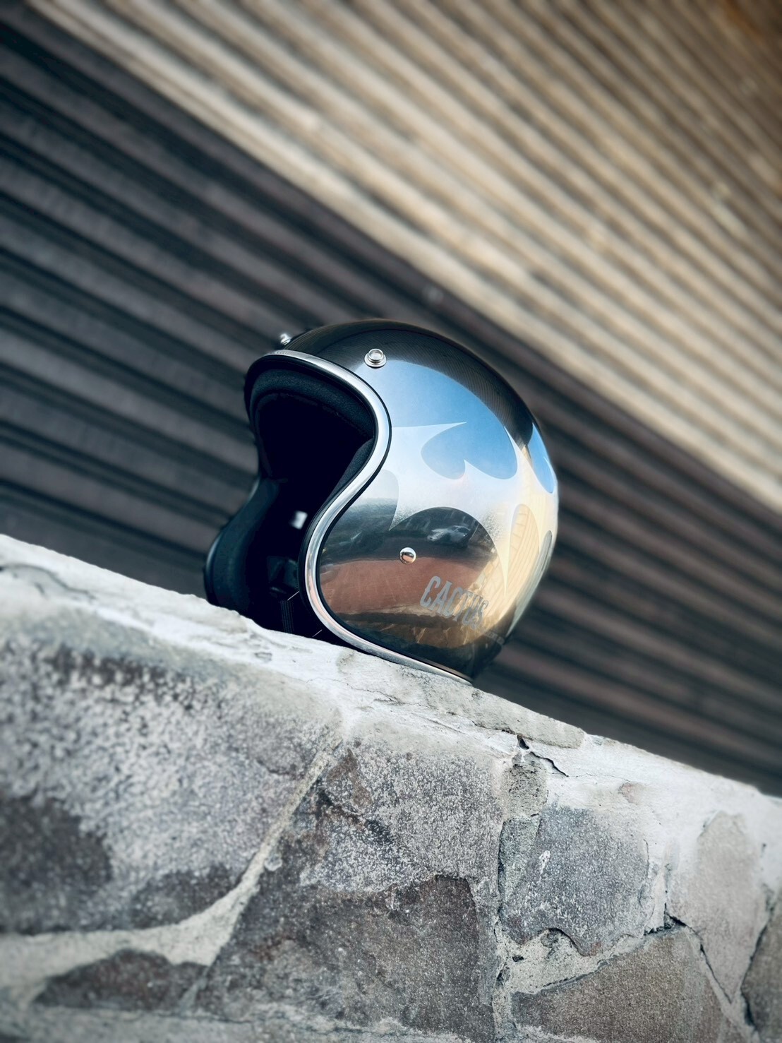 3-JFT 聯名彩繪 CACTUS 雷神 西西里銀(限量金屬) 復古帽 3/4罩