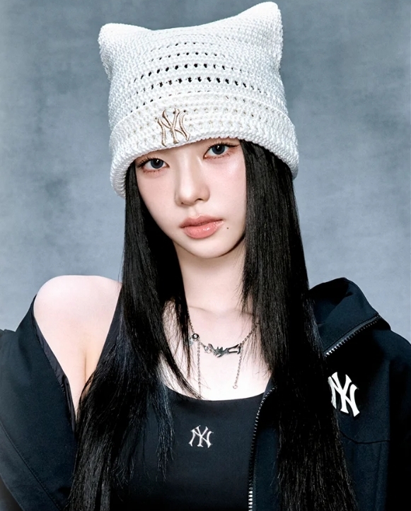 <卡寶同款💖> MLB 夏天版貓耳毛帽