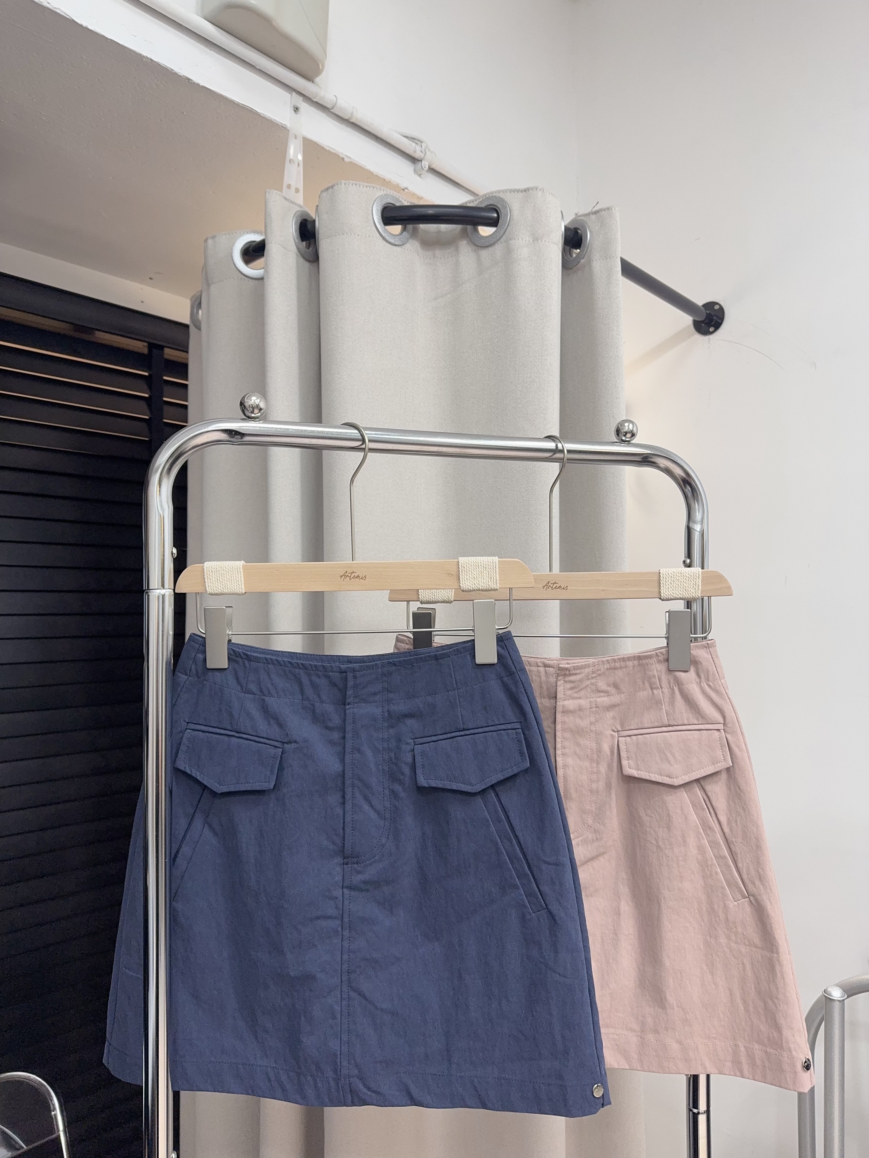 Free Size工裝短裙