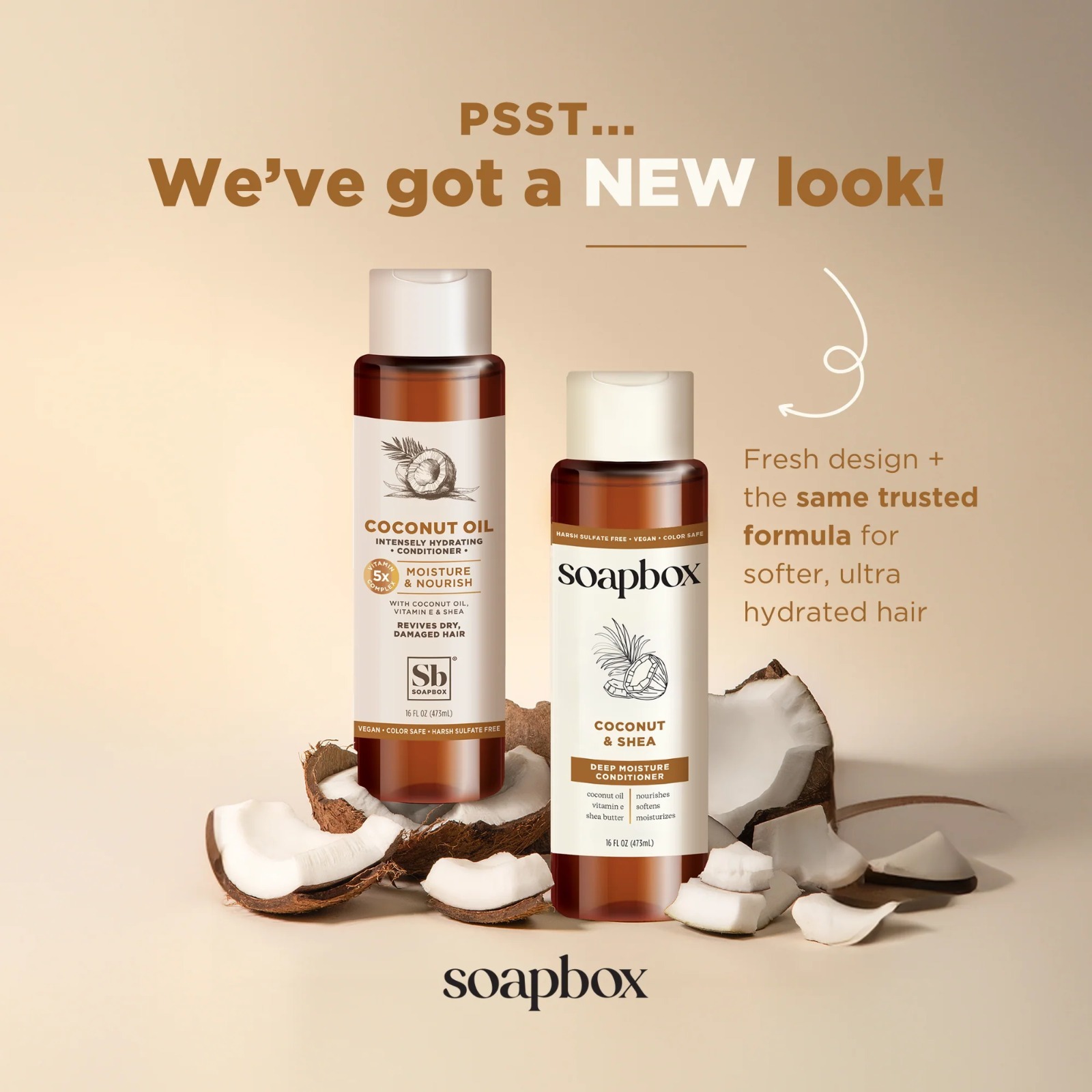 Soapbox Coconut & Shea Deep Moisture Conditioner