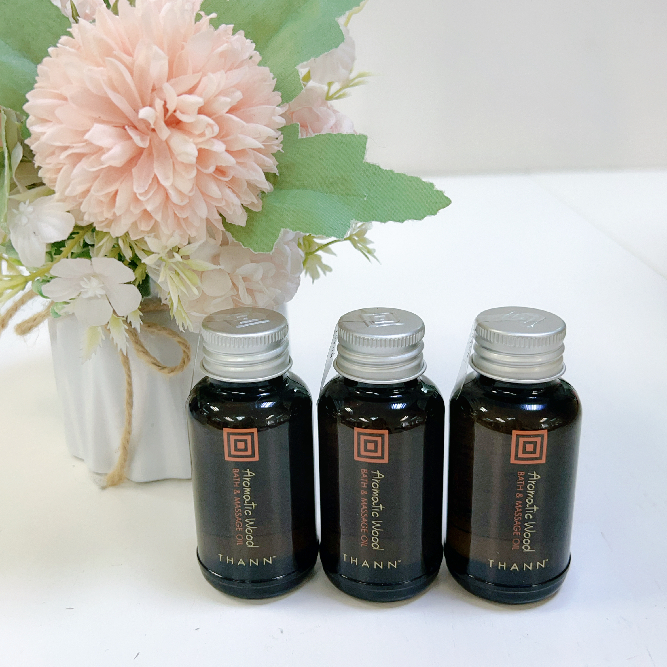 天然香木浸浴按摩油迷你裝 （1套3支）- 泰國THANN