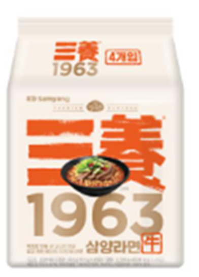VL050 三養) 1963 元祖 香濃牛脂牛骨湯拉麵 (1袋4包入) EXP: 17/6/2026