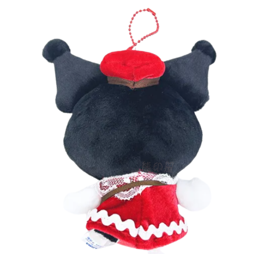 Kuromi款 送愛心信件系列 毛公仔吊飾 掛飾 [平行進口]