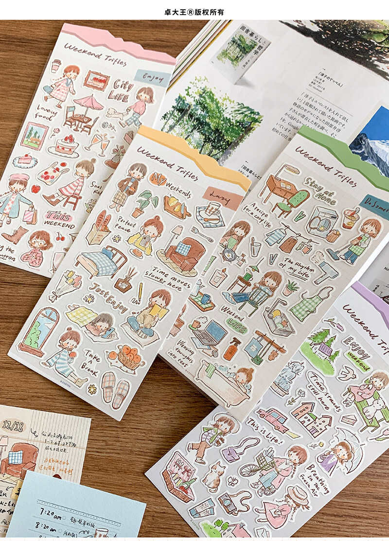 Molinta Sticker Sheets - Weekend Trifles