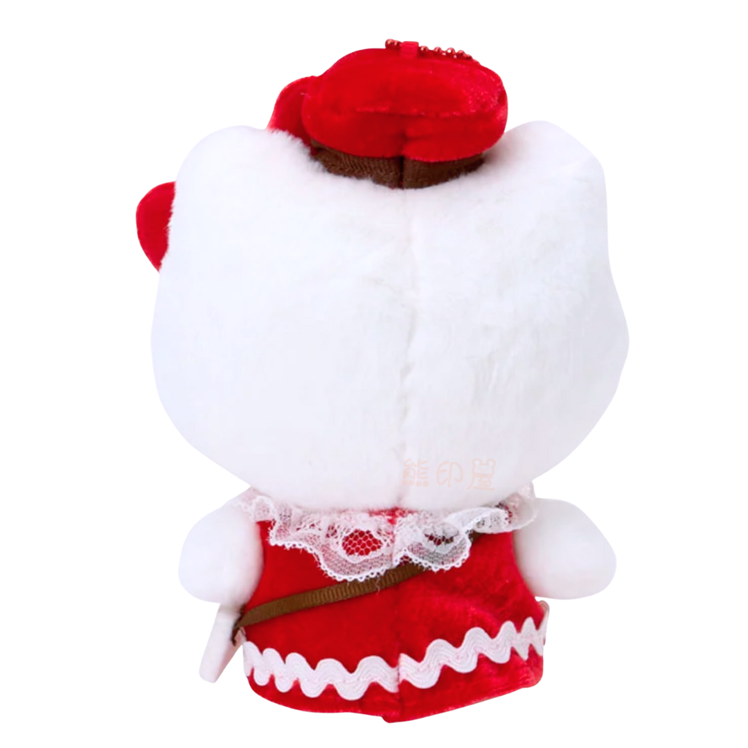 Hello Kitty款 送愛心信件系列 毛公仔吊飾 掛飾 [平行進口]