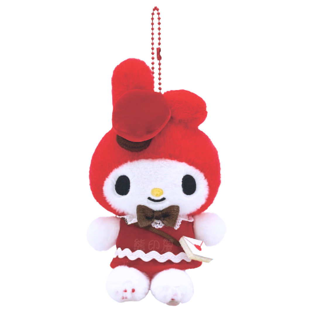 My Melody款 送愛心信件系列 毛公仔吊飾 掛飾 [平行進口]