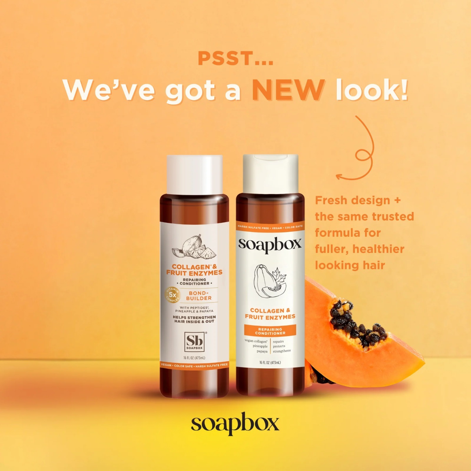 Soapbox Collagen & Fruit Enzymes Repairing Conditioner