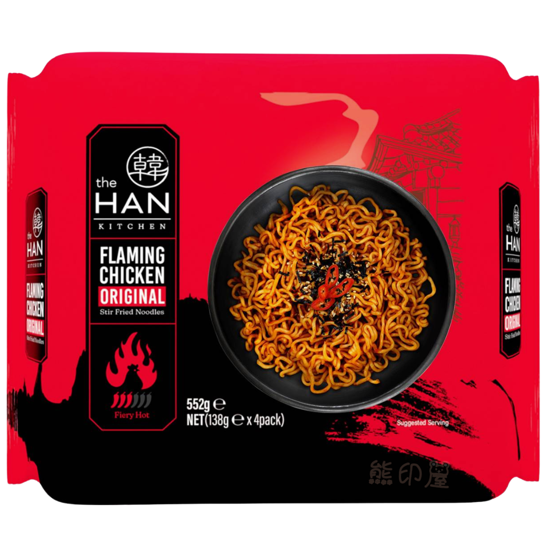 韓國Han Kitchen 火焰雞肉味撈麵 (138Gx4) 到期日 2026-4-17