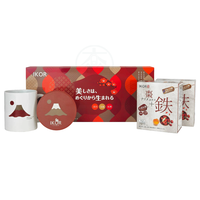 IKOR 棗到紅運禮盒 氣巡棗鐵30日*2盒+棗到紅運杯套組