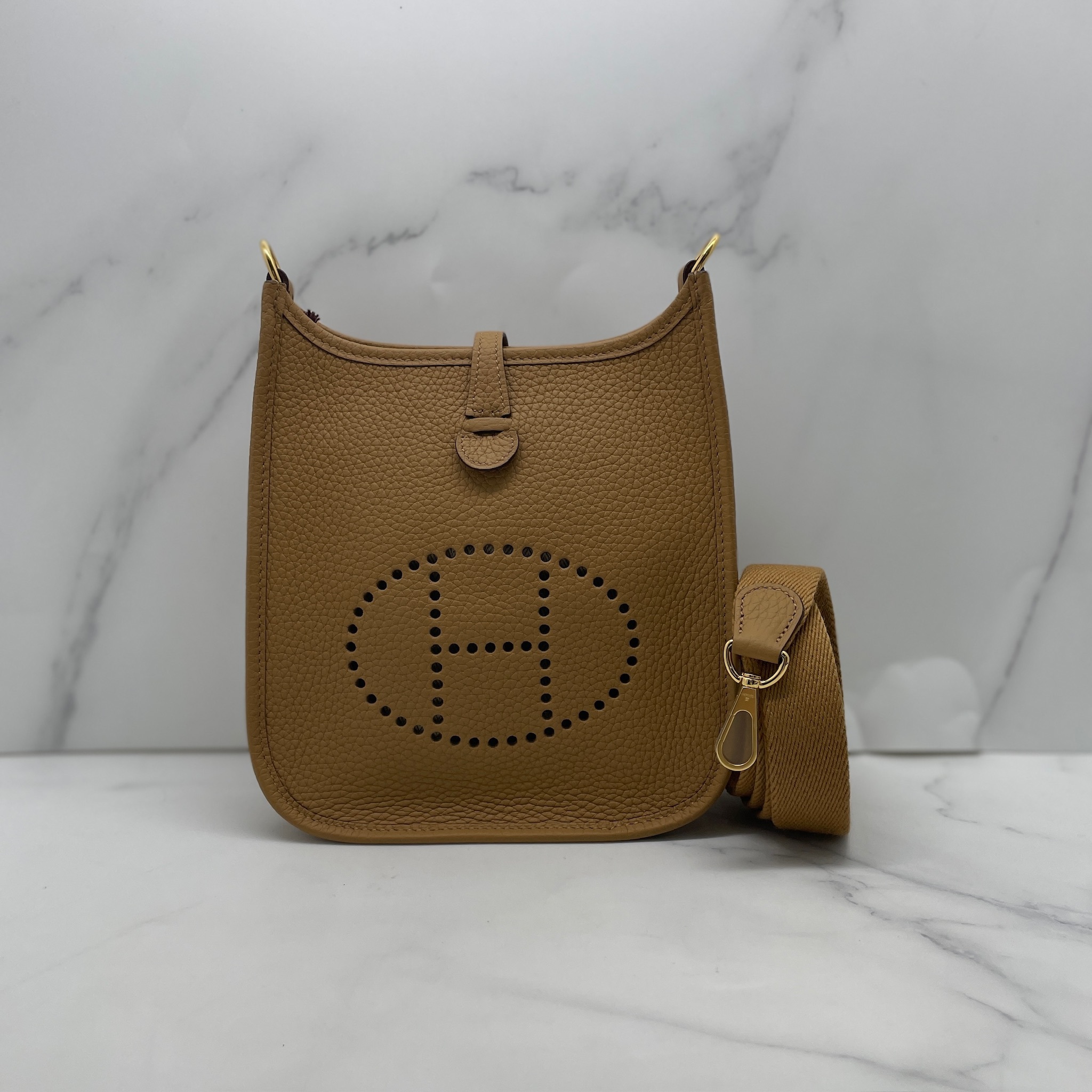 Hermes Mini Evelyne（Biscuit）