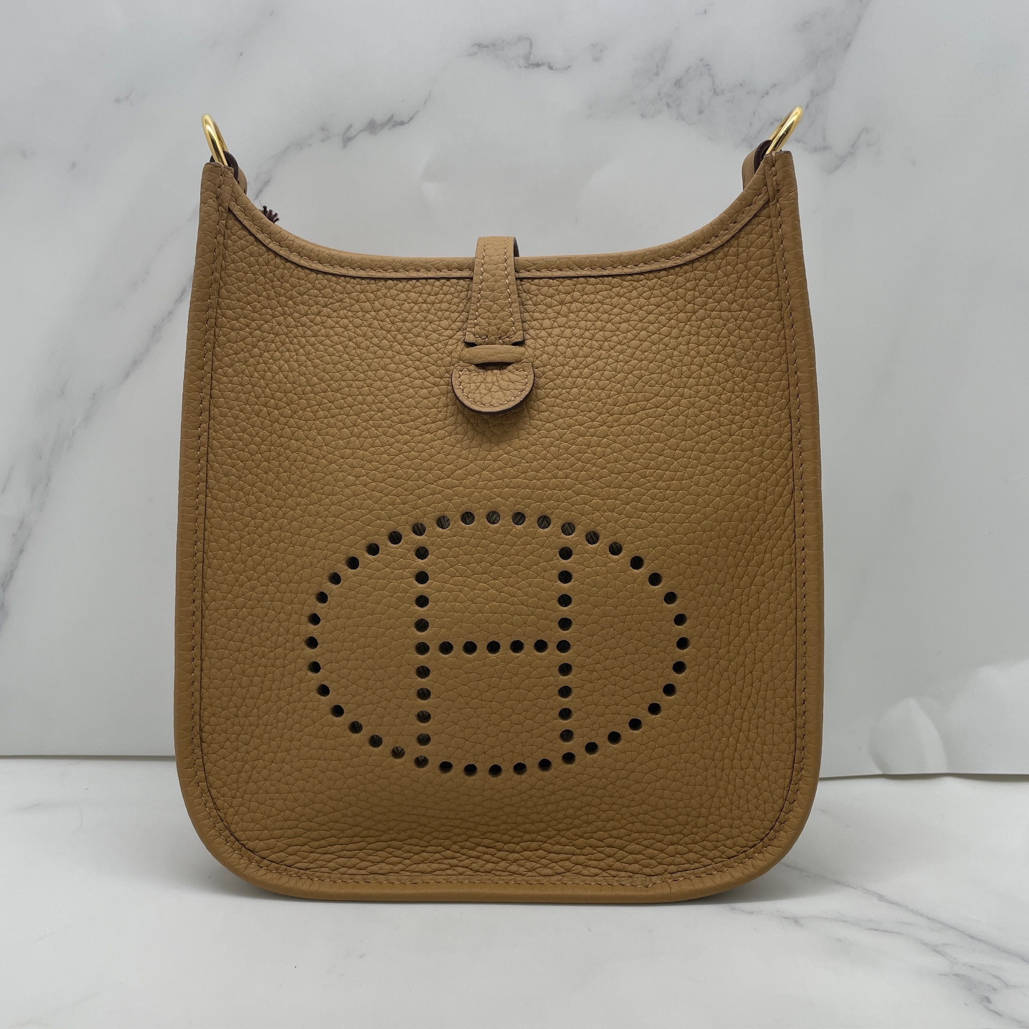 Hermes Mini Evelyne（Biscuit）