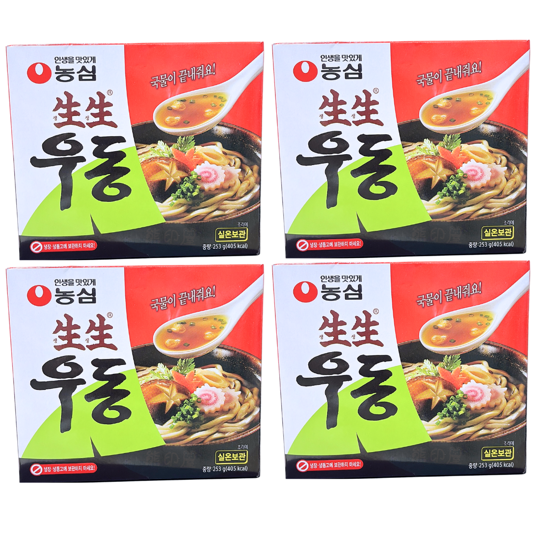 韓國農心 生生湯烏冬 253G 盒裝 X 4