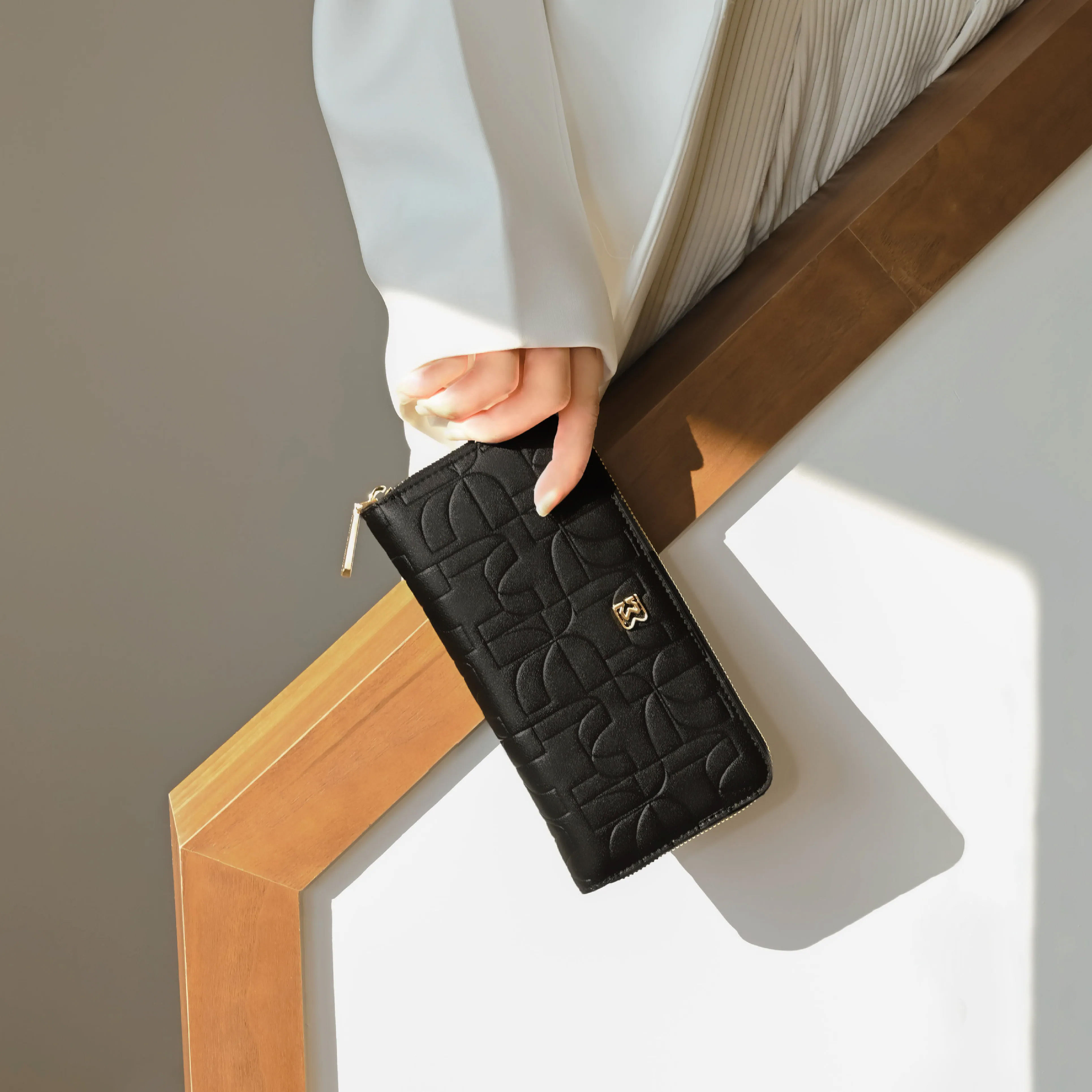 Puzzle拉鏈長夾 | 2色