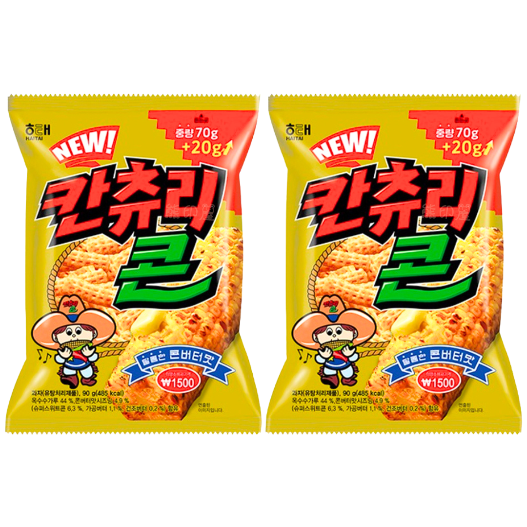 韓國海太 奶油玉米脆角 90G X 2