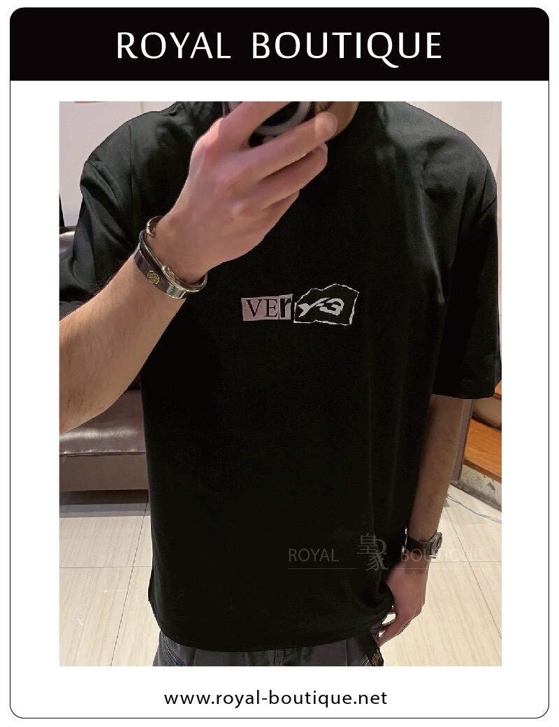 Y-3 胸前VERY-3印花短T