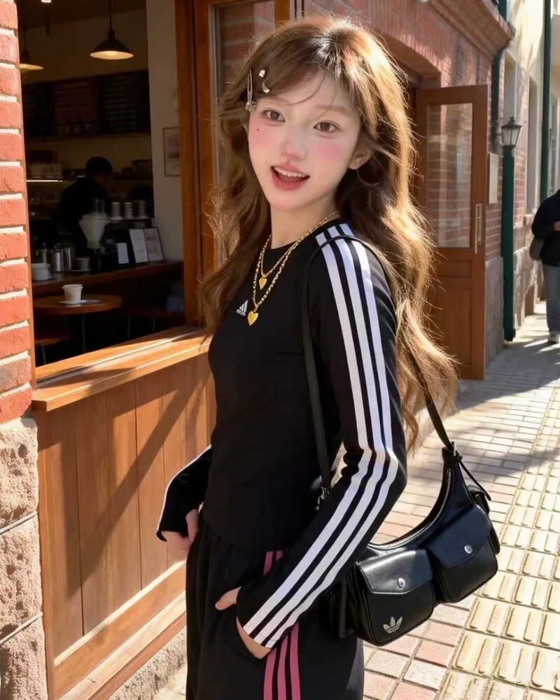 Adidas Originals 小香風 口袋機車包