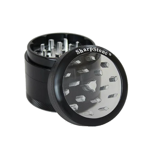 🇺🇸Sharpstone - 55mm Clear Top Herb Grinder 透明蓋研磨器
