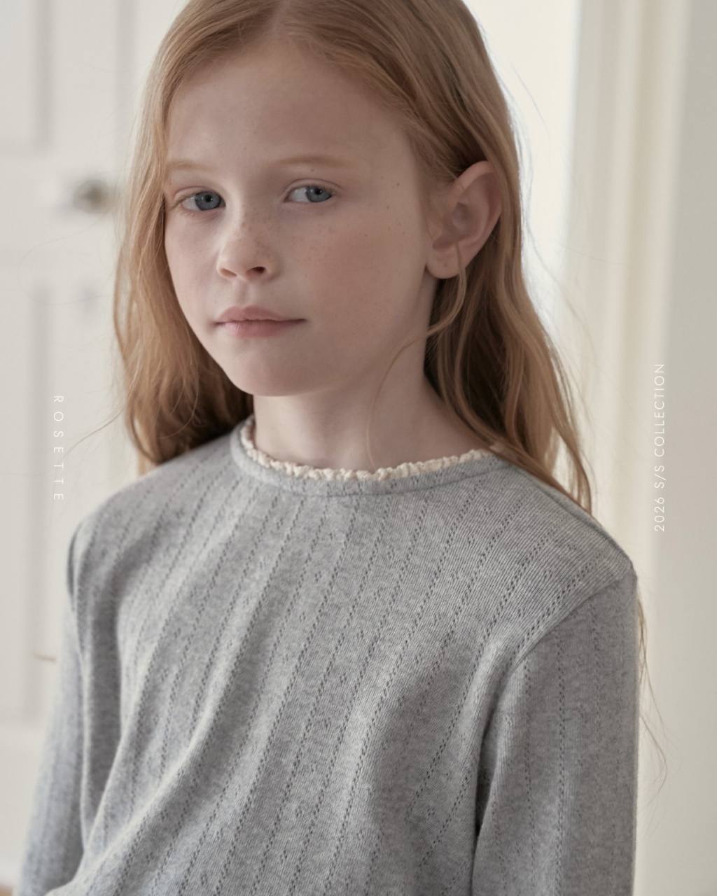 正韓春Rosette 三色純棉莫蘭迪色上衣