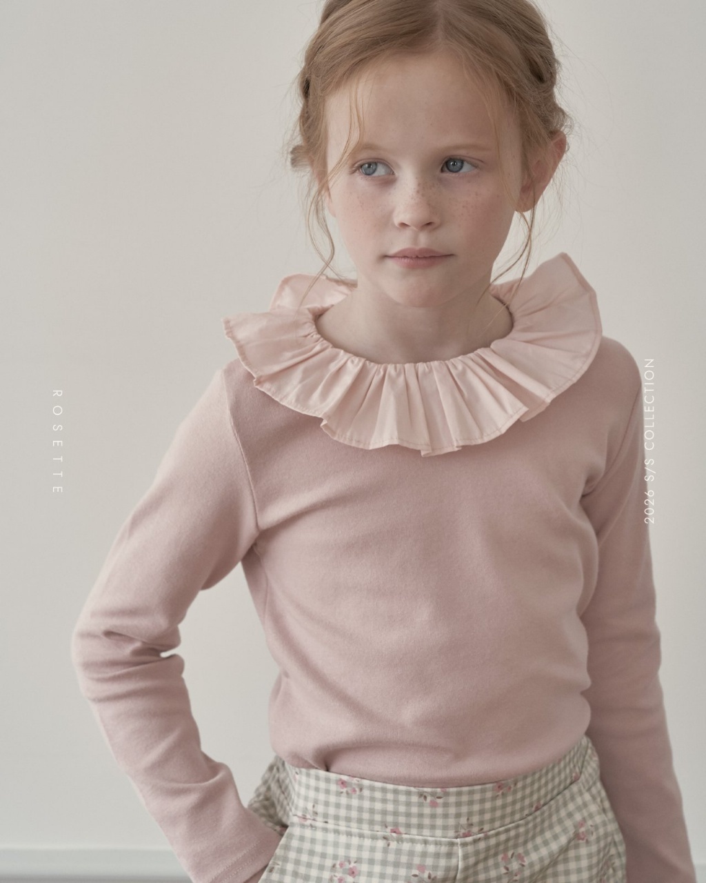 正韓春Rosette 五色甜美荷葉邊上衣