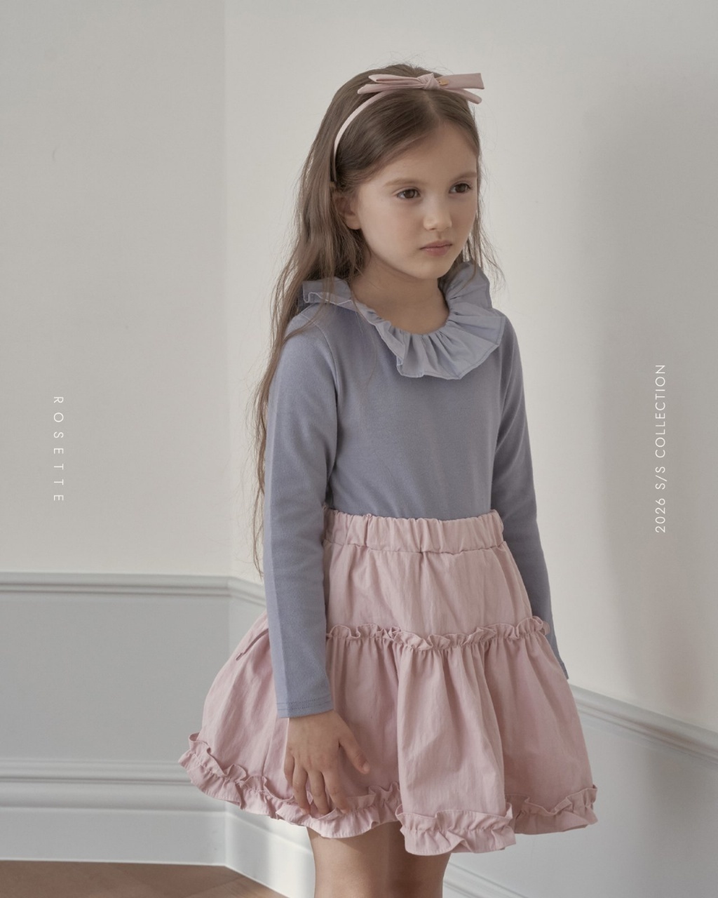 正韓春Rosette 三色花瓣美好日子裙