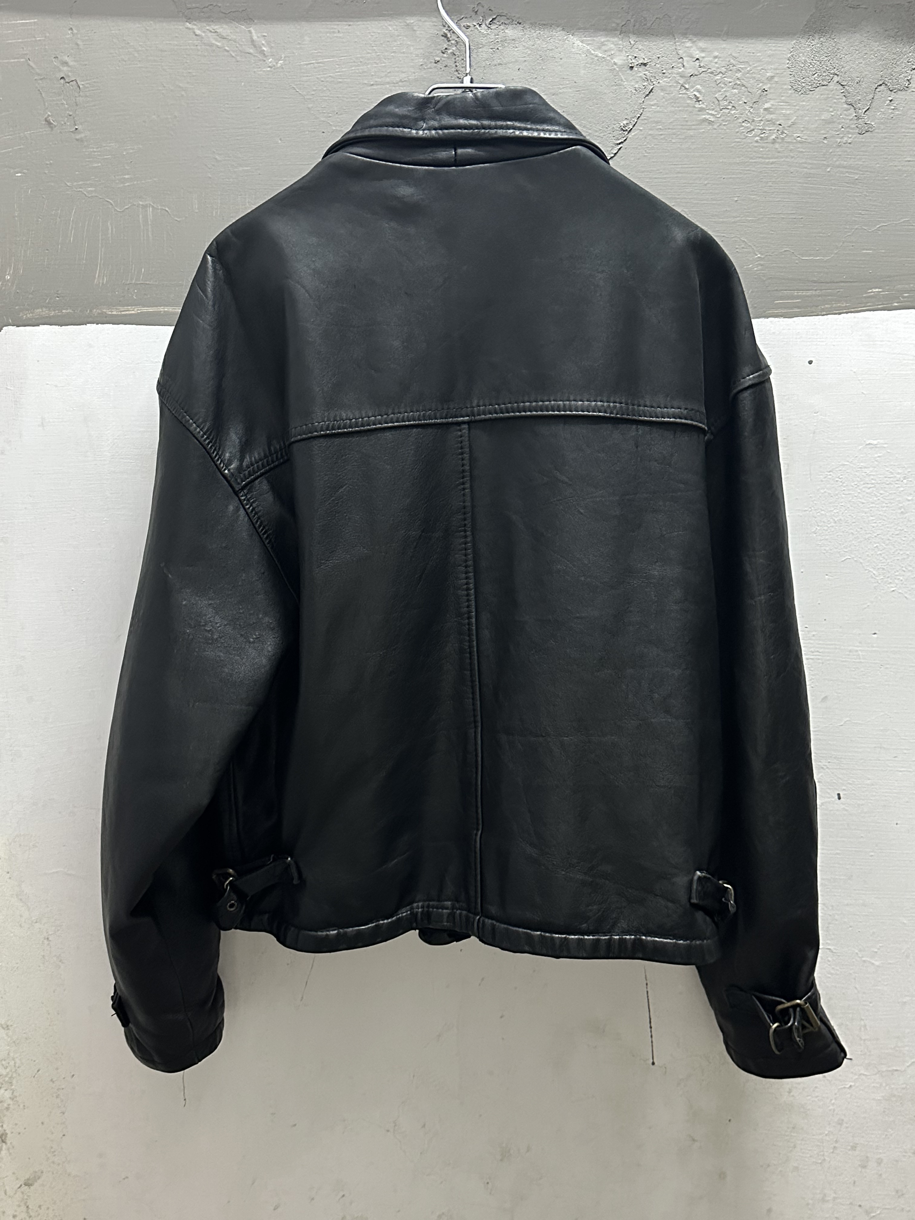 90’s EURO 1957 Leather Jacket（Made In Italy)