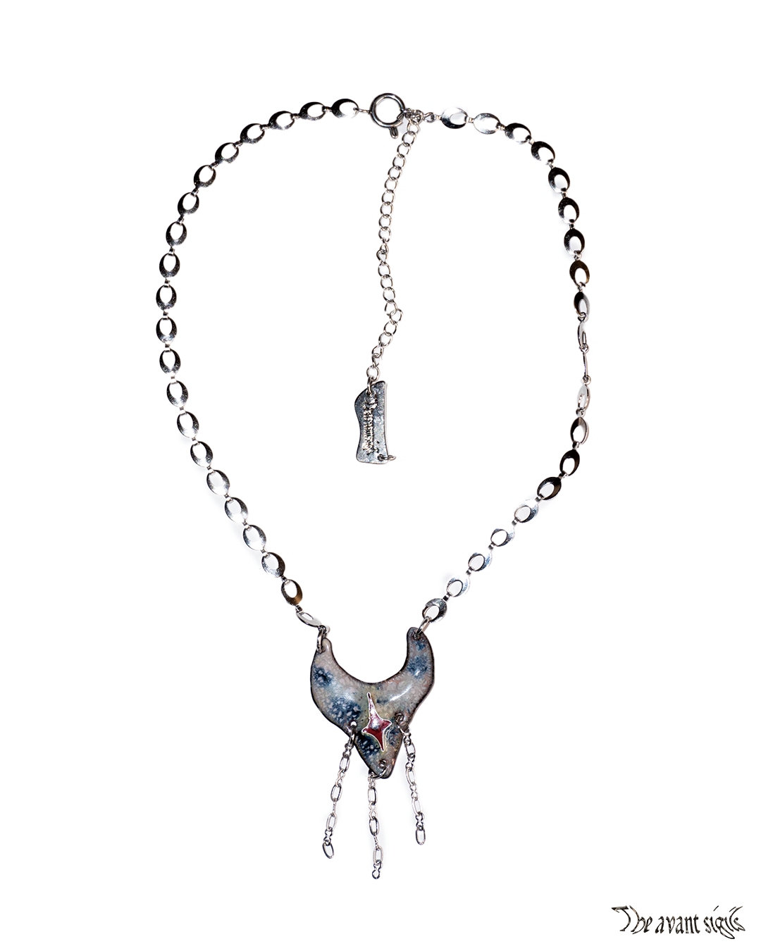 theavantsigils Vintage Gradient Pendant Enamel necklace