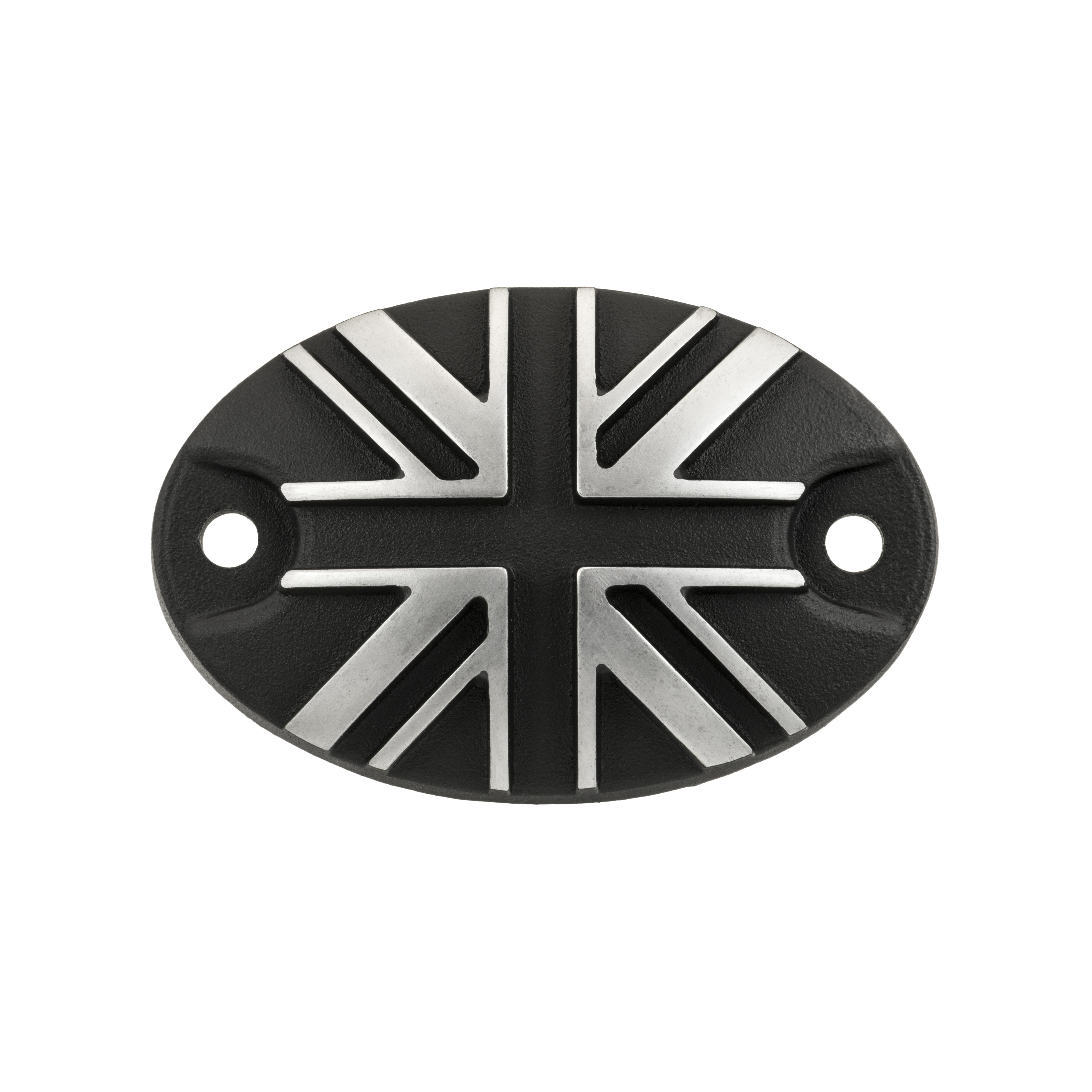 Motone 皇家專用 鑄造 油杯蓋 英國旗 - 黑銀