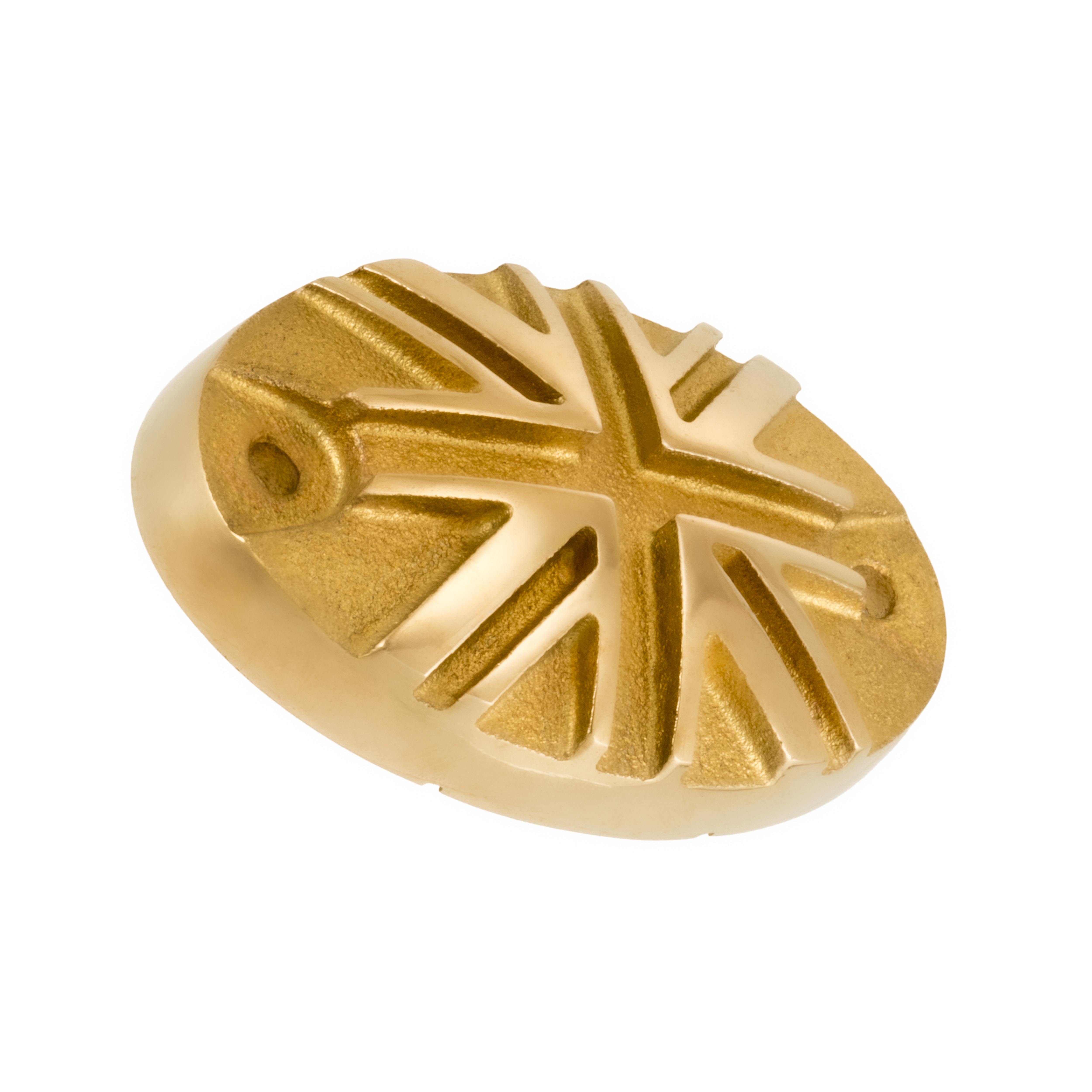 Motone 皇家專用 鑄造 油杯蓋 英國旗 - 黃銅