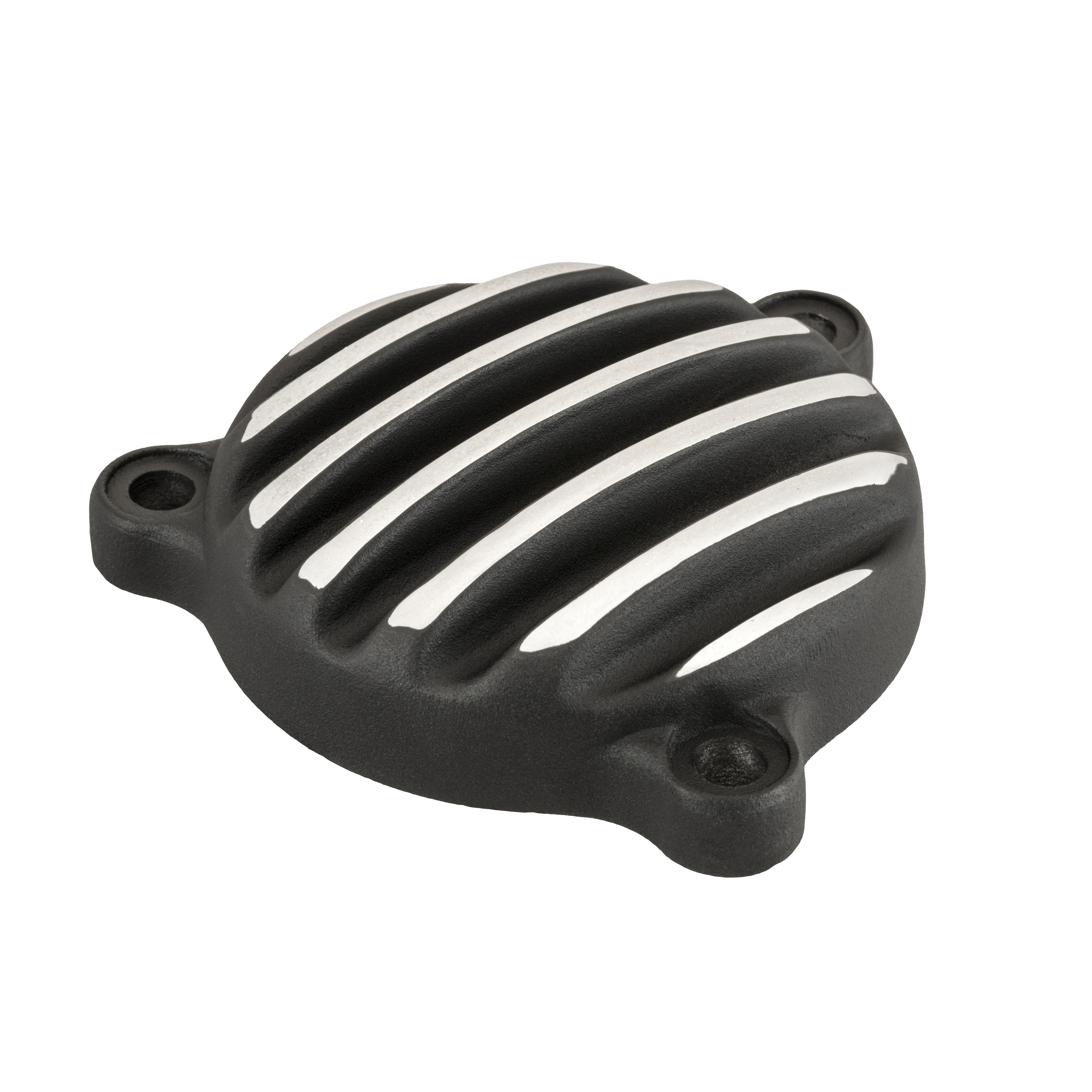 Motone 皇家 J系列350專用 機油濾芯蓋 鰭片 - 黑銀