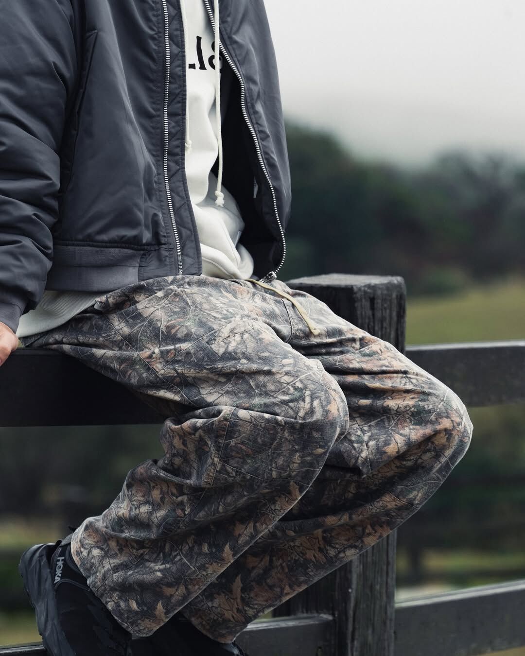 idealism｜ID25046 - Knee Pads Pants (Black/Camo)