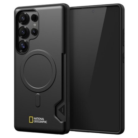 National Geographic - Magsafe Card Pocket Bumper - Samsung S25 Case 國家地理貼身手機硬殼