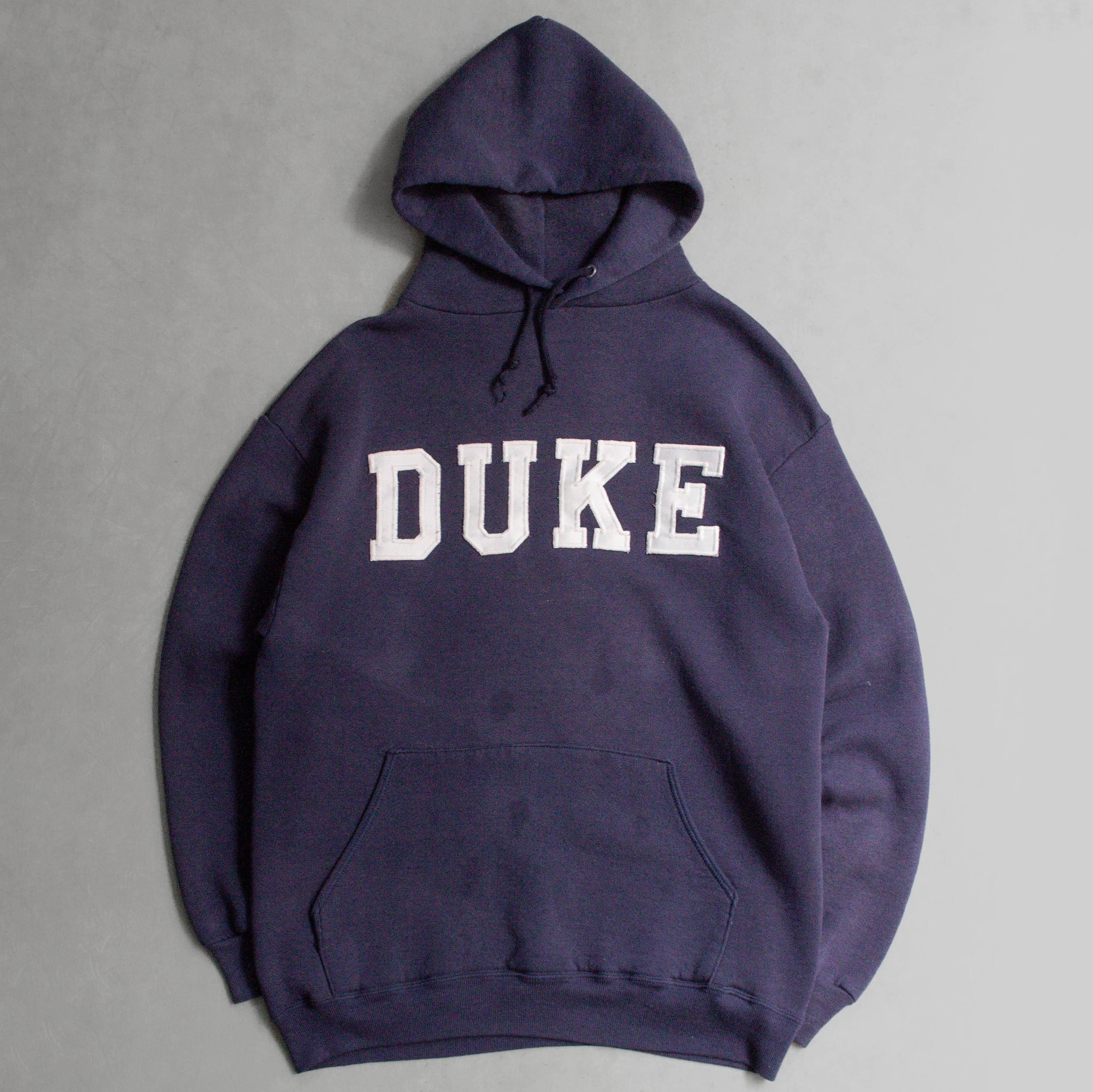 VELVA SHEEN COLLEGE HOODIE SWEATS 美國製 深藍 杜克大學 長袖 帽T