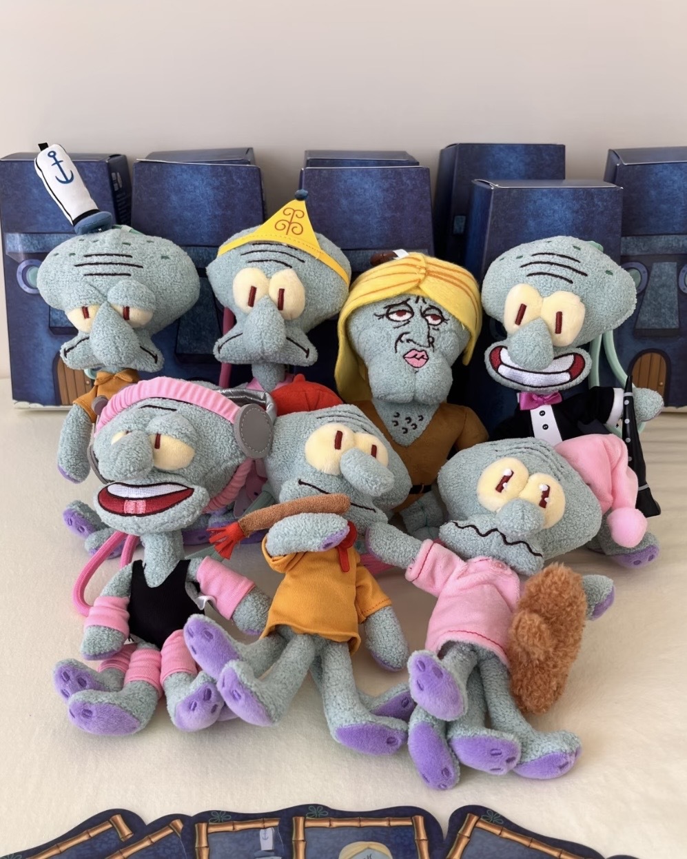 海綿寶寶 比奇堡 章魚哥的一天 帥章魚 吊飾 鑰匙圈 盲盒 / 預購